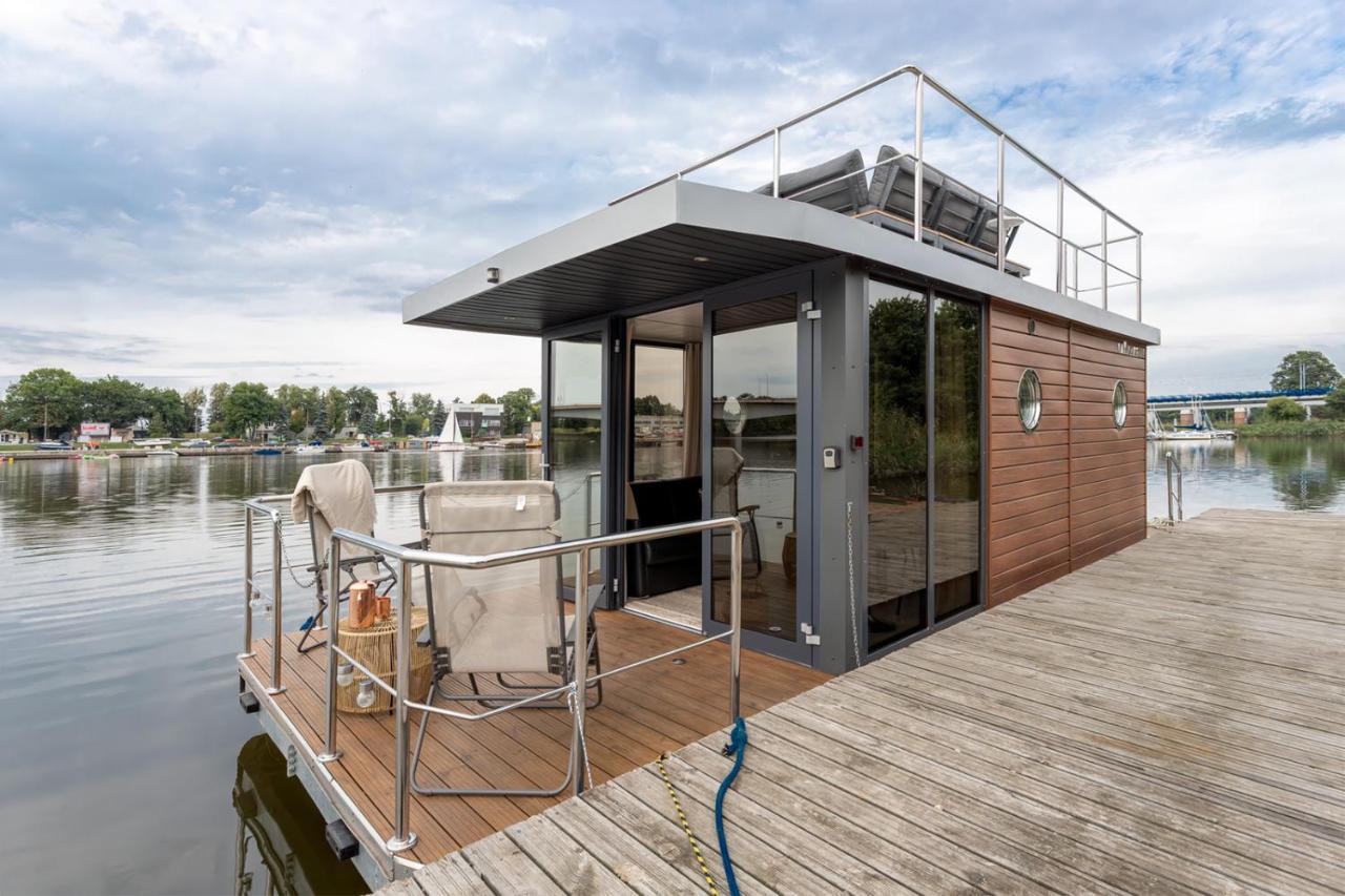 Lemuria Houseboat - Plywajacy Domek Na Wodzie Wroclaw Bagian luar foto