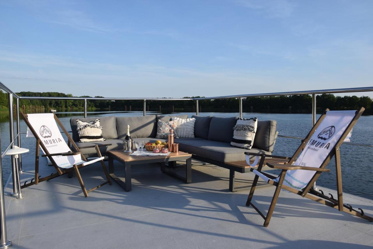 Lemuria Houseboat - Plywajacy Domek Na Wodzie Wroclaw Bagian luar foto